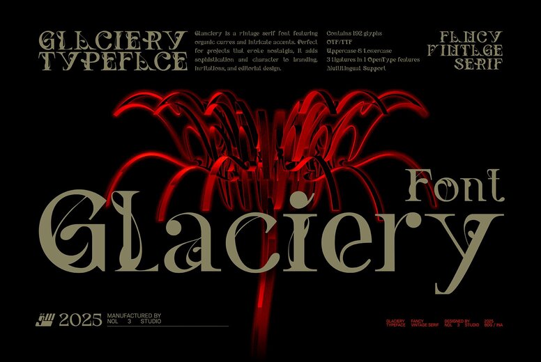 Glaciery Font