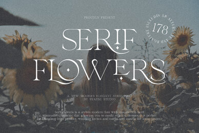 Serif Flowers