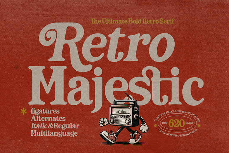 Retro Majestic Font