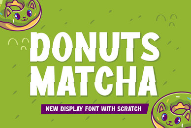 Donuts Matcha
