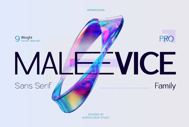 Malevice Pro Font