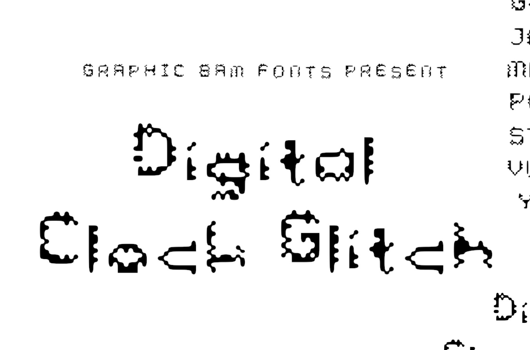 Digital Clock Glitch 1