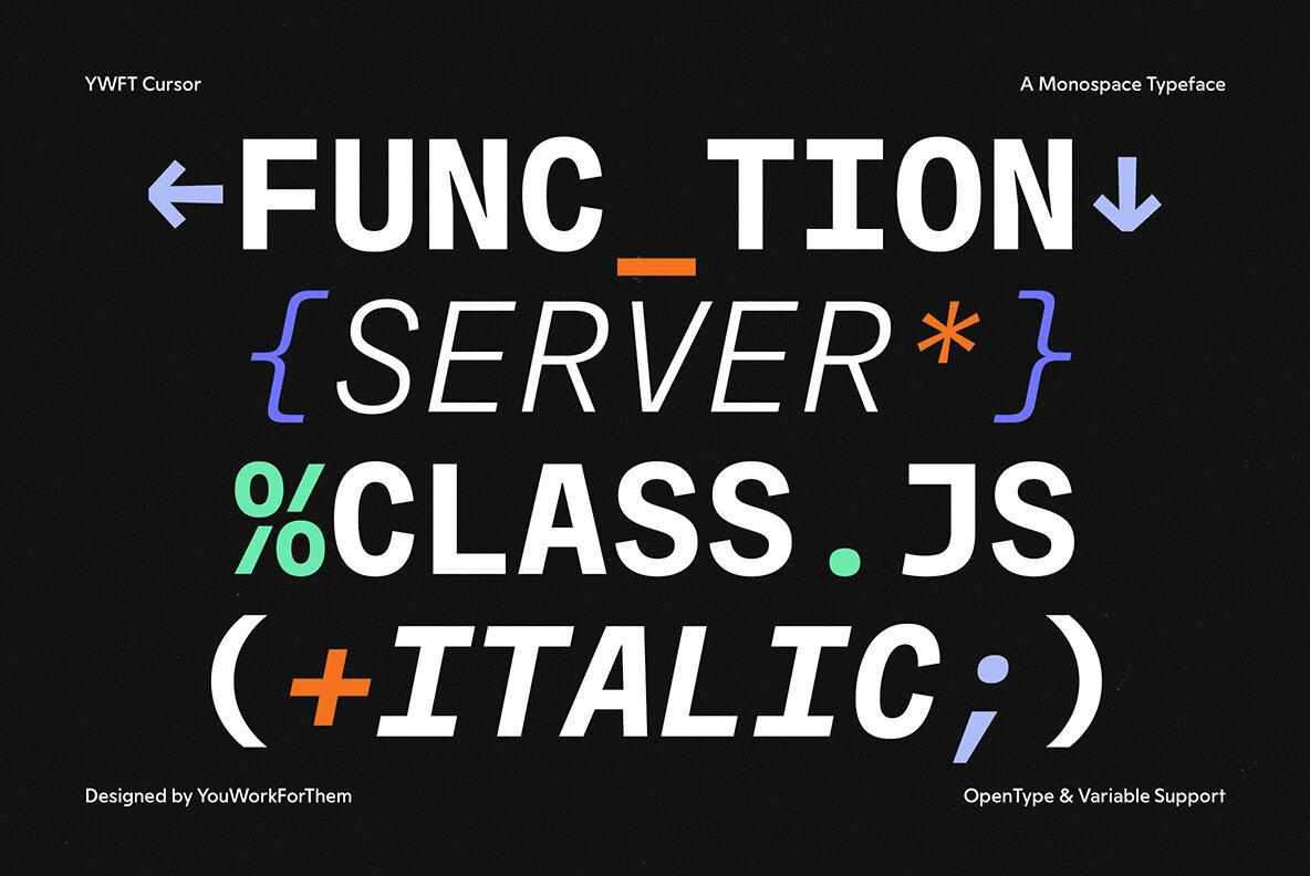 YWFT Cursor Mono 6
