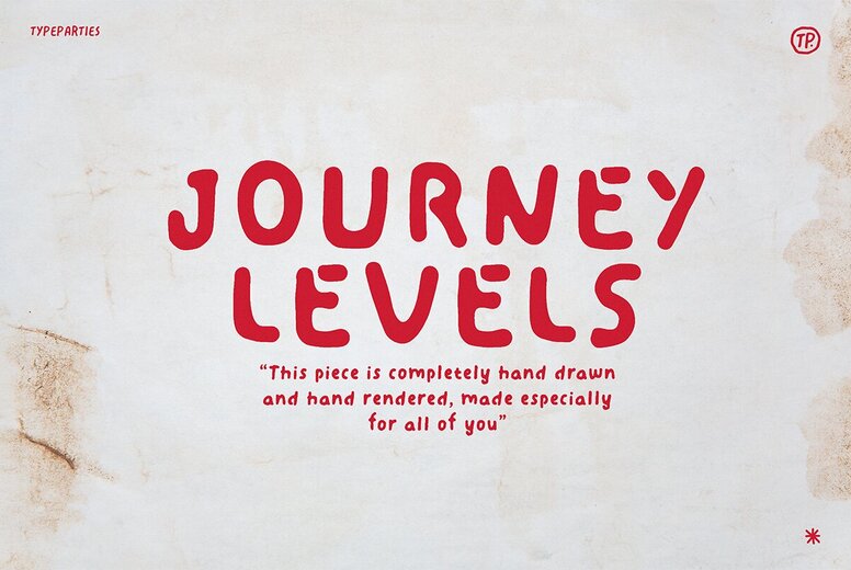 Journey Levels Font
