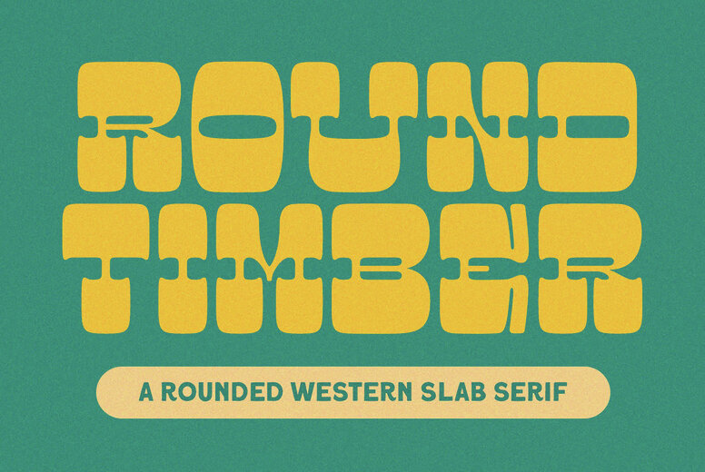 Round Timber Font