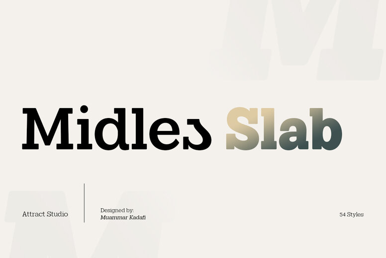 Midles Slab Font