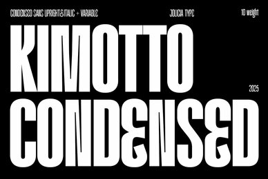 Kimotto Condensed
