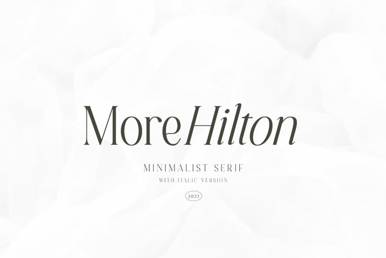 More Hilton Font
