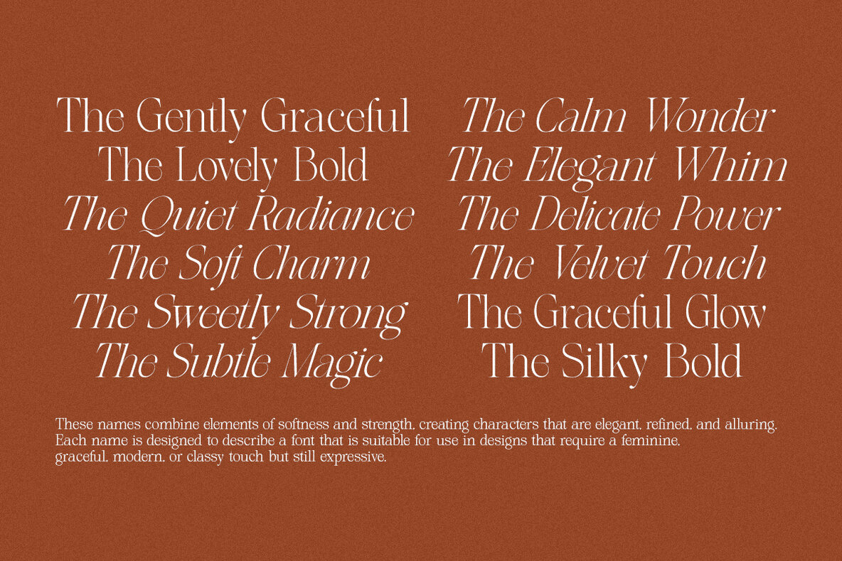 The Softly Serif 8