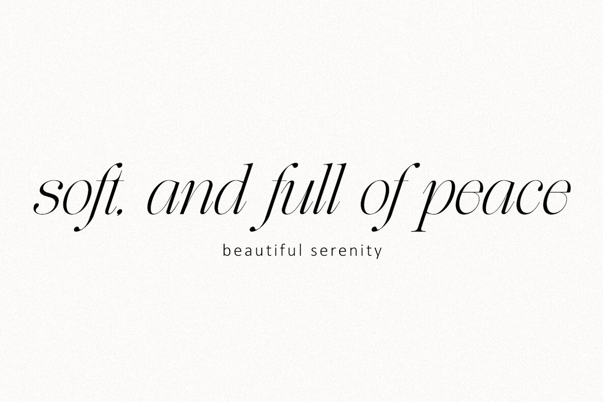 The Softly Serif 20