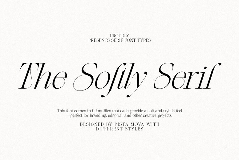 The Softly Serif Font