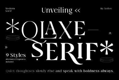 Qlaxe serif