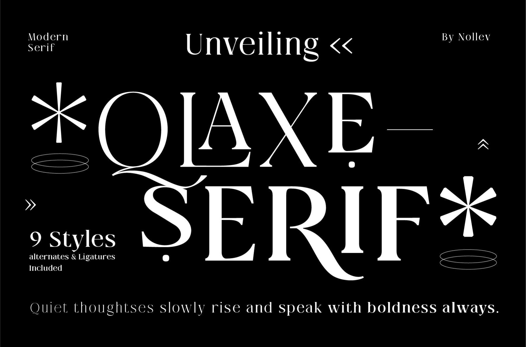 Qlaxe serif 1