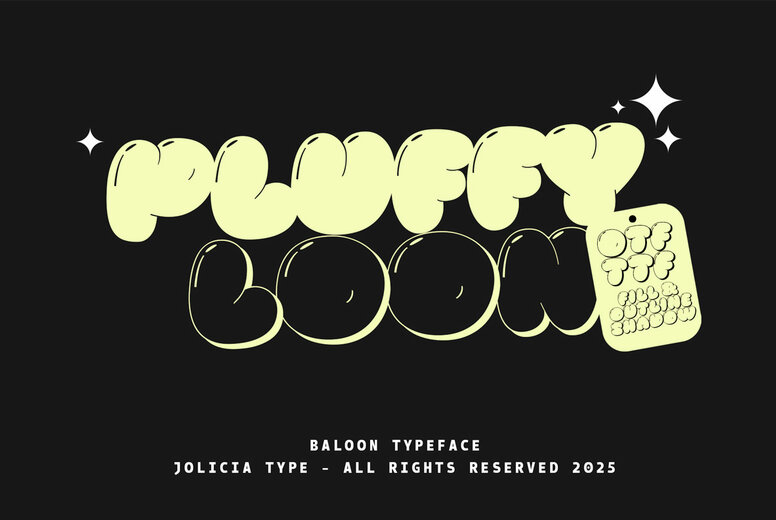 Pluffy Loon Font