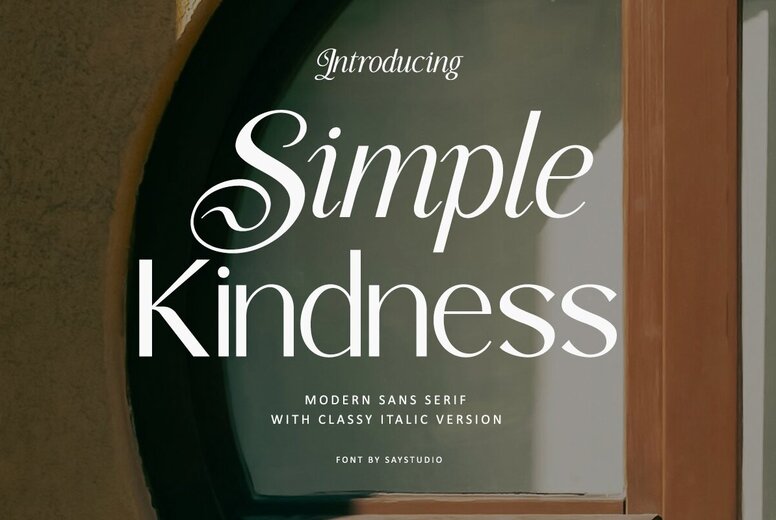 Simple Kindness Font