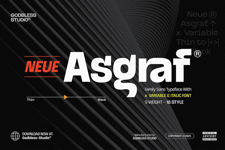 Neue Asgraf Font