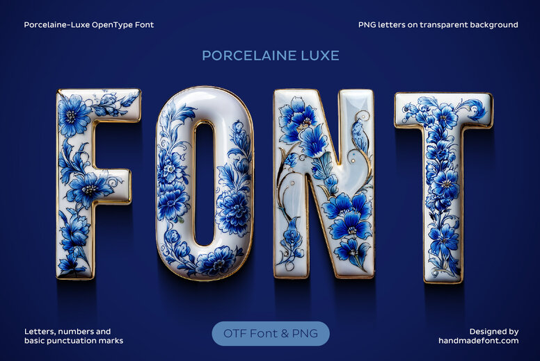 Porcelaine Luxe Font