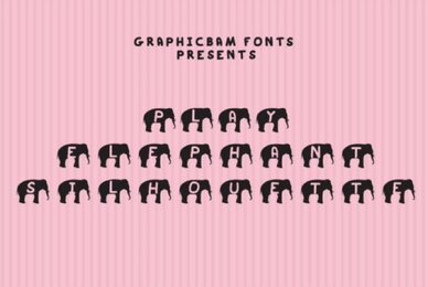 Play Elephant Silhouette