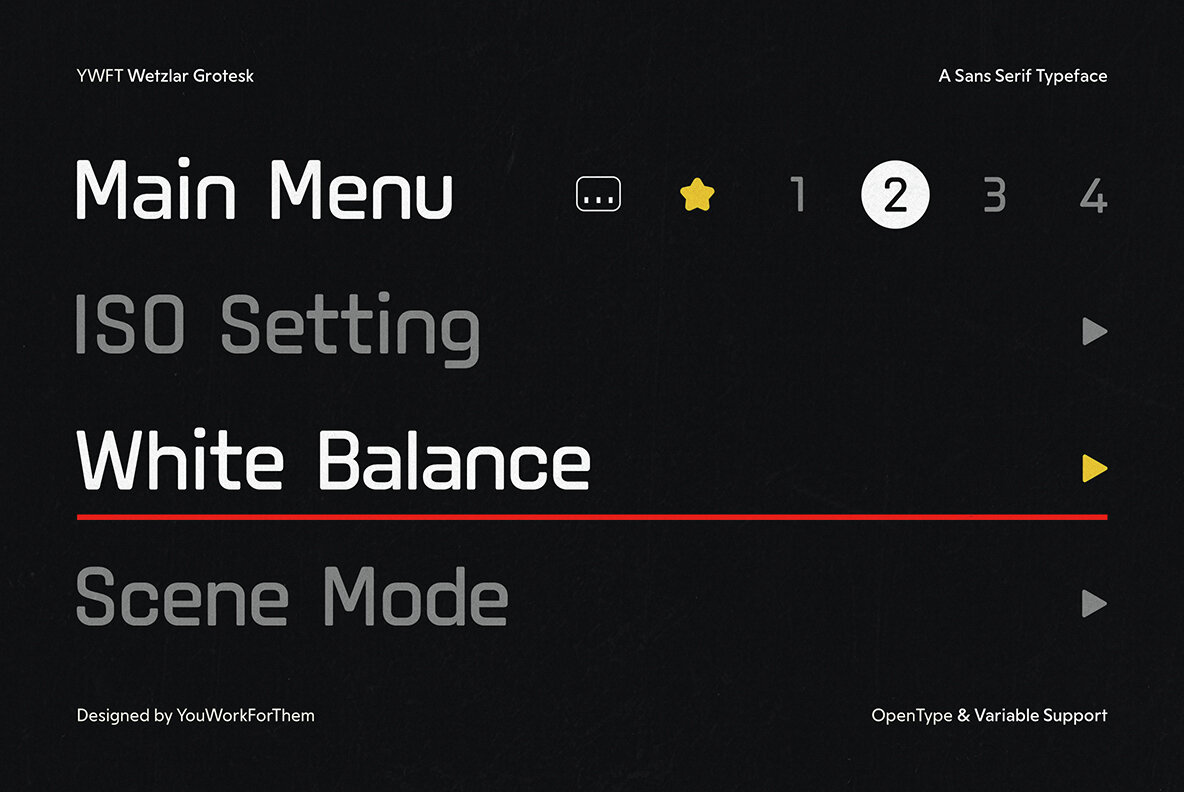 YWFT Wetzlar Grotesk 16