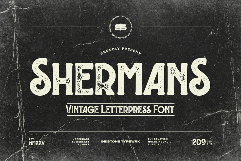 Shermans Font