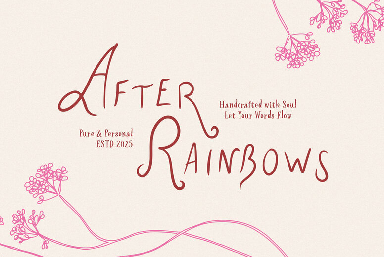 After Rainbows Font
