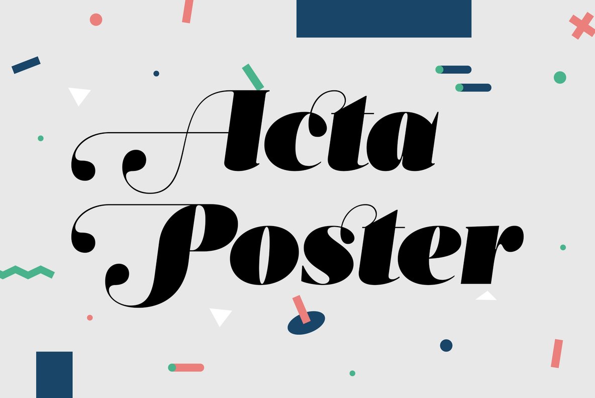 Acta Poster Font