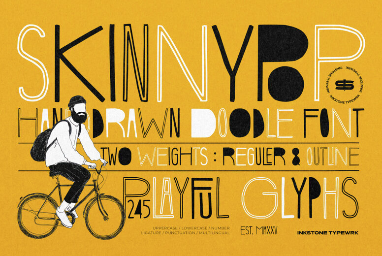 Skinny Pop Font