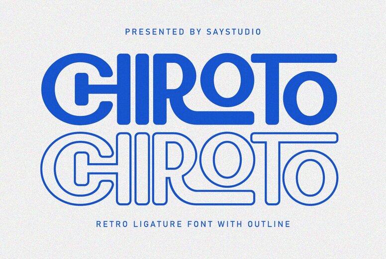 Chiroto Font