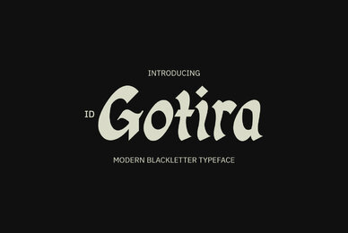 ID Gotira Blackletter