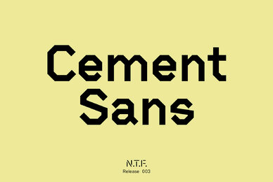 Cement Sans