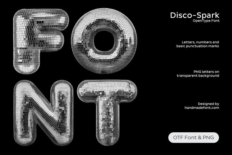 Disco Spark Font