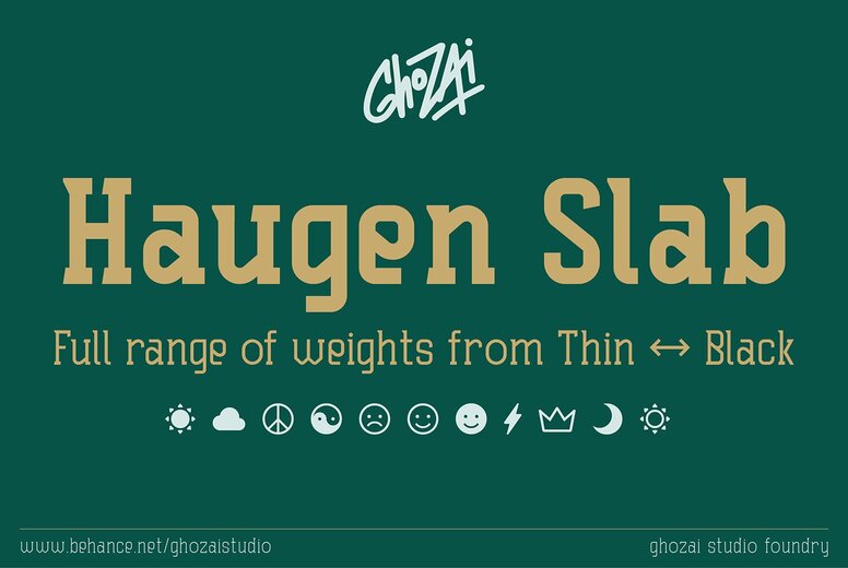 Haugen Slab Font