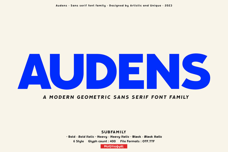Audens Font