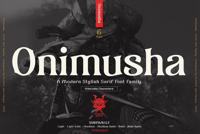 Onimusha Font