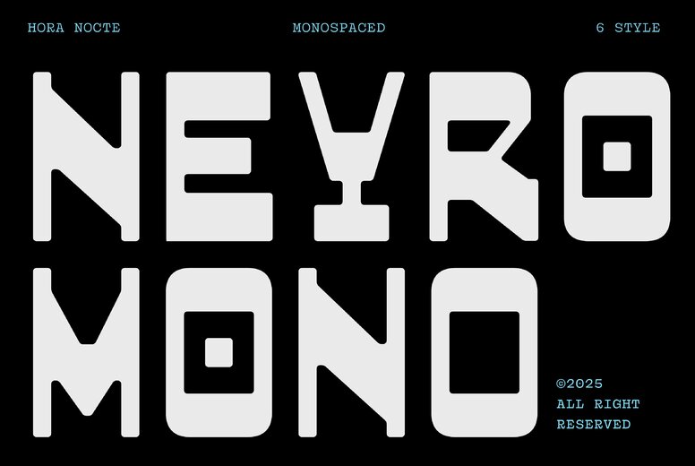 HN Neyro Mono Font