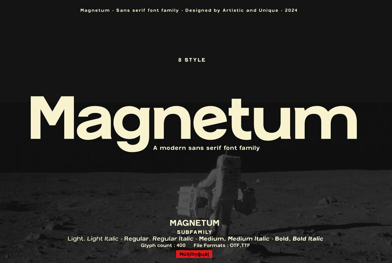 Magnetum Font
