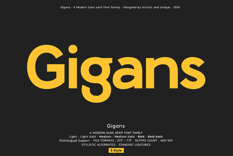 Gigans Font