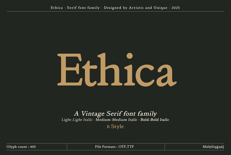Ethica Font