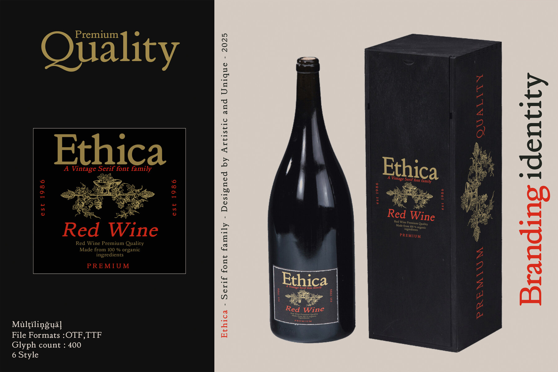 Ethica Font - YouWorkForThem