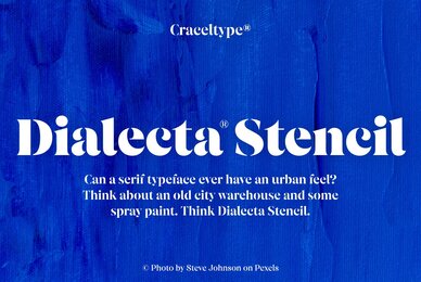 Dialecta Stencil