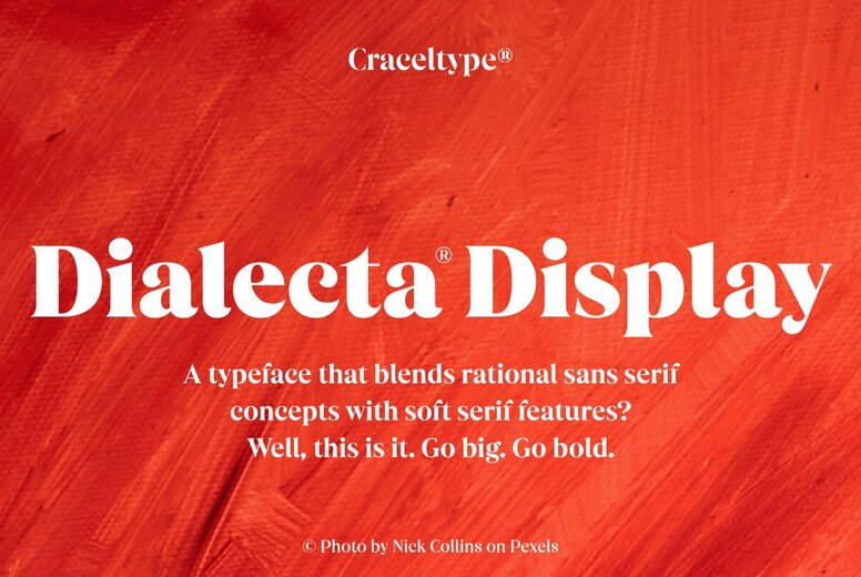 Dialecta Display Font