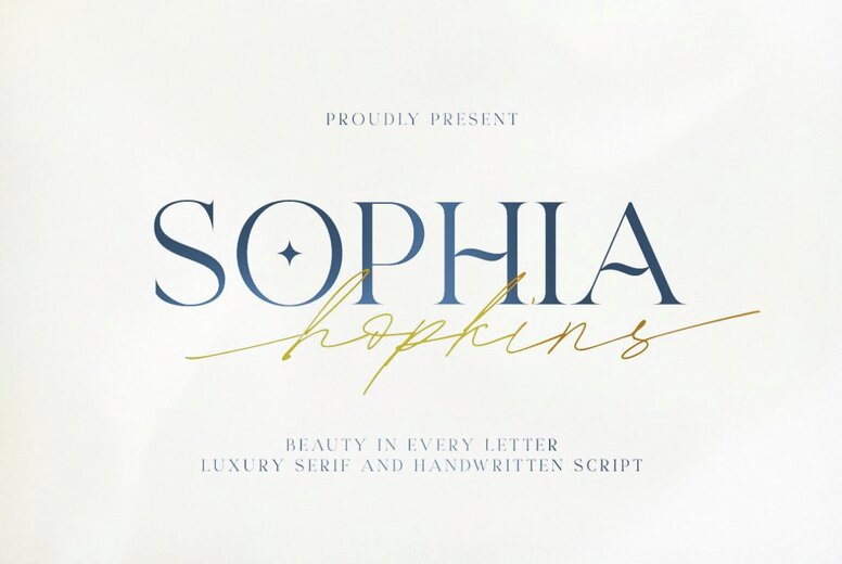 Sophia Hopkins Font