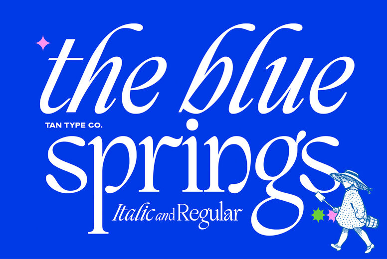 TAN BLUE SPRINGS Font