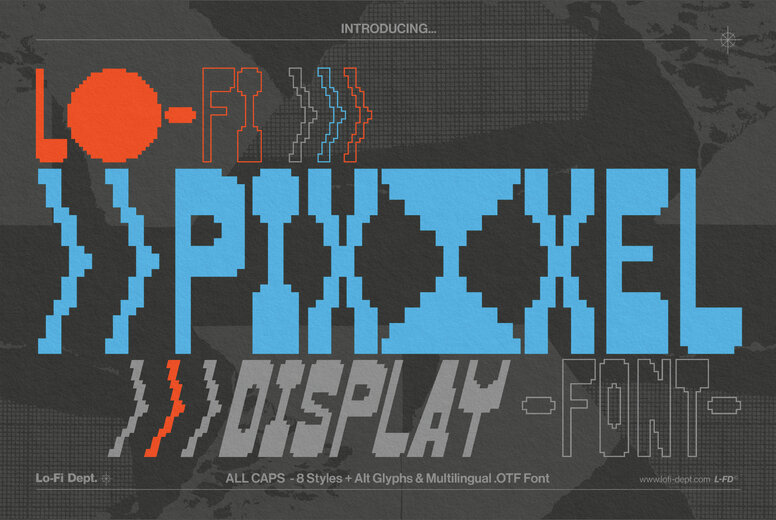 Lo Fi PIXXXEL Font