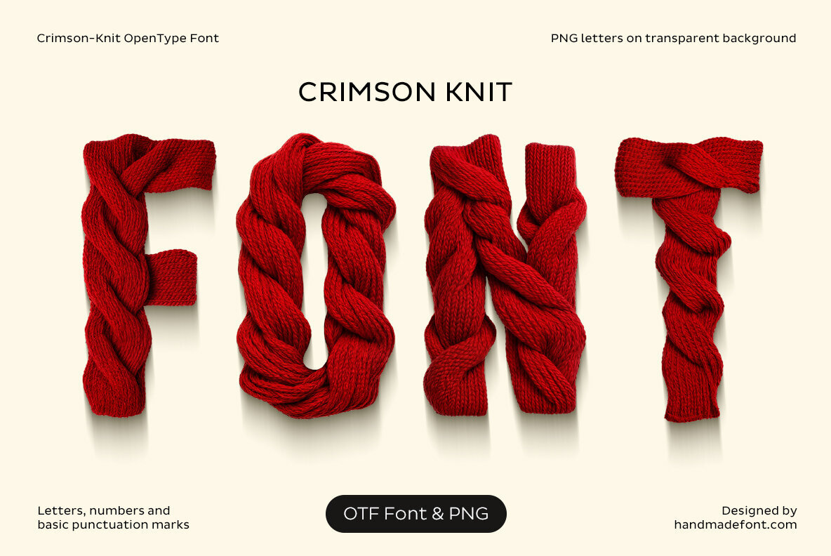 Crimson Knit 1
