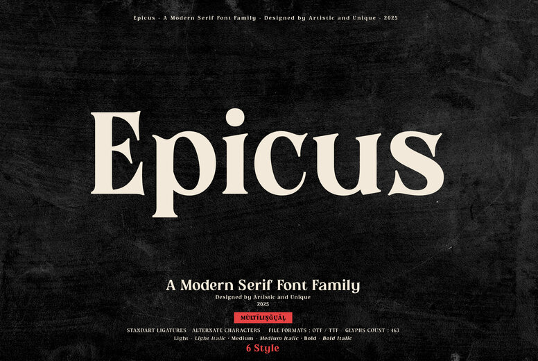Epicus Font