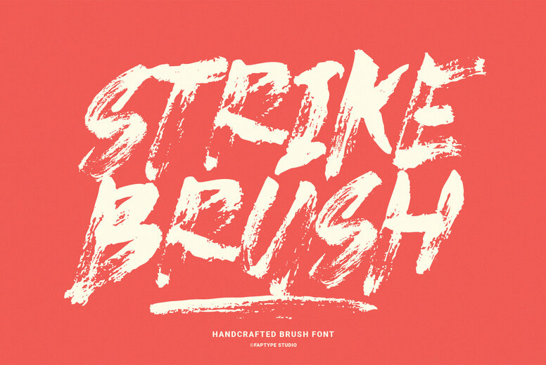 Strike Brush Font