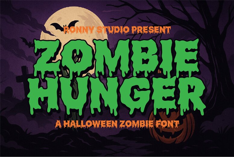 Zombie Hunger Font