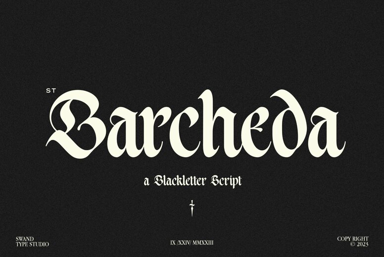 ST Barcheda Font