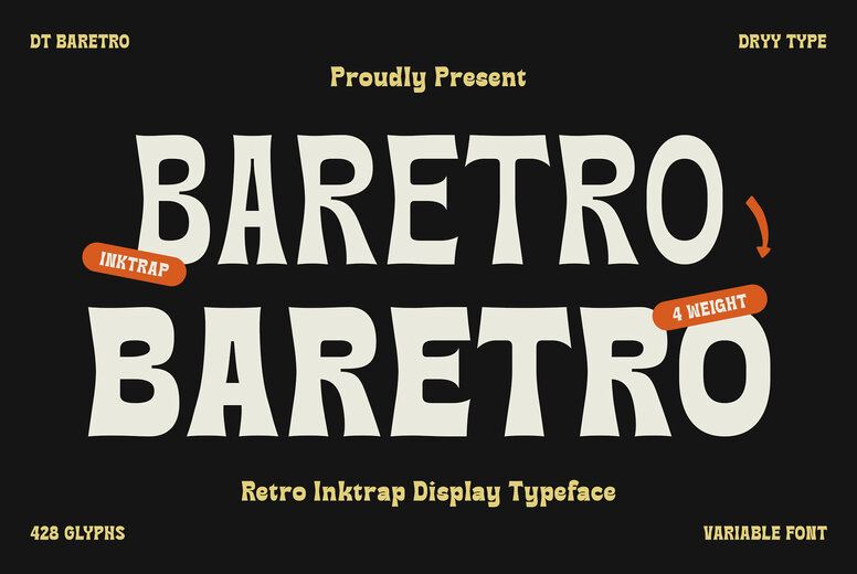 DT Baretro Font